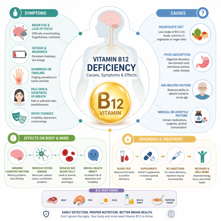 B12 deficiency symptoms
